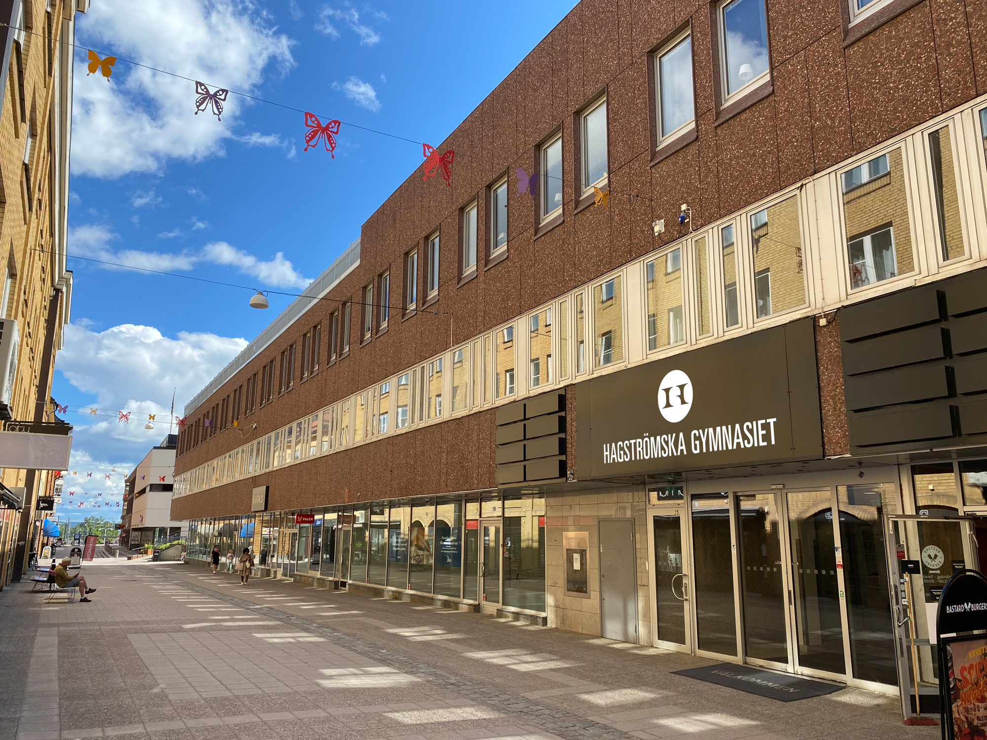 Fasaden till Hagströmskas nya lokaler